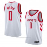 Maillot Houston Rockets Briante Weber #0 Association 2018 Blanc