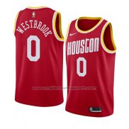 Maillot Houston Rockets Russell Westbrook #0 Hardwood Classics 2019-20 Rouge