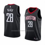 Maillot Houston Rockets Tarik Black #28 Statement 2018 Noir