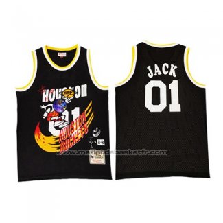 Maillot Houston Rockets x Cactus Jack #01 Noir