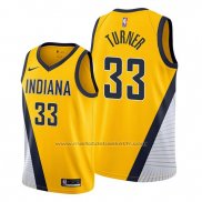 Maillot Indiana Pacers Myles Turner #33 Statement Edition Jaune