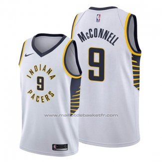 Maillot Indiana Pacers T.j. Mcconnell #9 Association 2019-20 Blanc