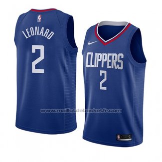 Maillot Los Angeles Clippers Kawhi Leonard #2 Icon 2019-20 Bleu