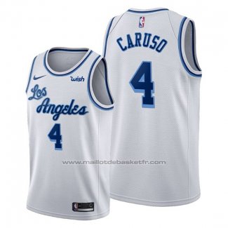 Maillot Los Angeles Lakers Alex Caruso #4 Classic Edition 2019-20 Blanc