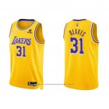 Maillot Los Angeles Lakers Austin Reaves #31 75th Anniversary 2021-22 Jaune