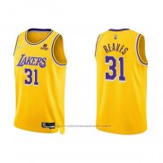 Maillot Los Angeles Lakers Austin Reaves #31 75th Anniversary 2021-22 Jaune