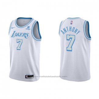 Maillot Los Angeles Lakers Carmelo Anthony #7 Ville 2021-22 Blanc