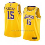 Maillot Los Angeles Lakers Demarcus Cousins #15 Icon 2019-20 Jaune