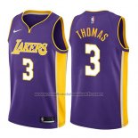 Maillot Los Angeles Lakers Isaiah Thomas #3 Statement 2017-18 Volet