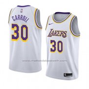 Maillot Los Angeles Lakers Jeffrey Carroll #30 Association 2018 Blanc