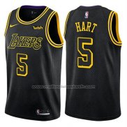 Maillot Los Angeles Lakers Josh Hart #5 Ville 2018 Noir