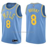 Maillot Los Angeles Lakers Kobe Bryant #8 Classic 2017-18 Bleu