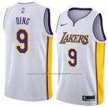 Maillot Los Angeles Lakers Luol Deng #9 Association 2018 Blanc