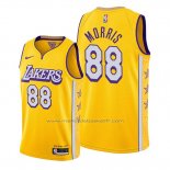 Maillot Los Angeles Lakers Markieff Morris #88 Ville 2019-20 Or