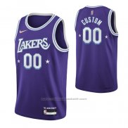 Maillot Los Angeles Lakers Personnalise Ville 2021-22 Voleta