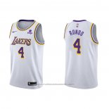 Maillot Los Angeles Lakers Rajon Rondo #4 Association 2021-22 Blanc