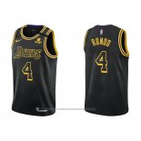 Maillot Los Angeles Lakers Rajon Rondo #4 Mamba 2021-22 Noir