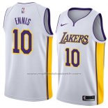 Maillot Los Angeles Lakers Tyler Ennis #10 Association 2018 Blanc