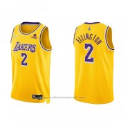 Maillot Los Angeles Lakers Wayne Ellington #2 75th Anniversary 2021-22 Jaune