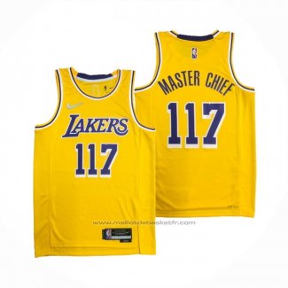 Maillot Los Angeles Lakers x X-box Master Chief #117 Jaune