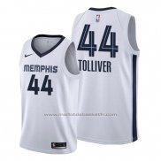 Maillot Memphis Grizzlies Anthony Tolliver #44 Association 2020 Blanc