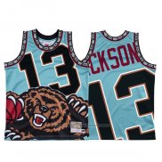 Maillot Memphis Grizzlies Jaren Jackson Jr. #13 Mitchell & Ness Big Face Vert