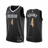 Maillot Memphis Grizzlies Steven Adams #4 Ville 2023-24 Noir