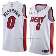 Maillot Miami Heat Josh Richardson #0 Association 2018 Blanc