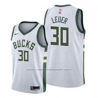 Maillot Milwaukee Bucks Jon Leuer #30 Association Blanc