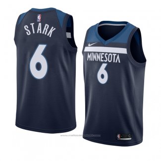 Maillot Minnesota Timberwolves Jonathan Stark #6 Icon 2018 Bleu