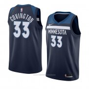 Maillot Minnesota Timberwolves Robert Covington #33 Icon 2018 Bleu