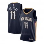 Maillot New Orleans Pelicans Jrue Holiday #11 Icon 2020-21 Bleu