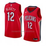 Maillot New Orleans Pelicans Trevon Bluiett #12 Statement 2018 Rouge