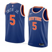 Maillot New York Knicks Dennis Smith Jr. #5 Icon 2018 Bleu