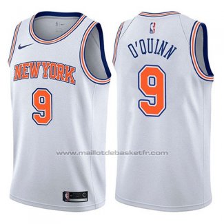 Maillot New York Knicks Kyle O'quinn #9 Statement 2017-18 Blanc