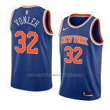 Maillot New York Knicks Noah Vonleh #32 Icon 2018 Bleu