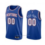 Maillot New York Knicks Personnalise Statement 2020-21 Bleu