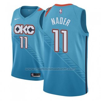 Maillot Oklahoma City Thunder Abdel Nader #11 Ville 2018-19 Bleu
