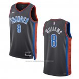 Maillot Oklahoma City Thunder Jalen Williams #8 Ville 2022-23 Gris