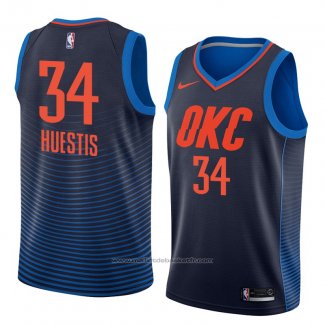 Maillot Oklahoma City Thunder Josh Huestis #34 Statement 2018 Bleu