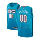 Maillot Oklahoma City Thunder Personnalise Ville 2018-19 Bleu