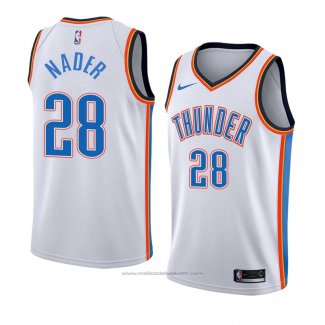 Maillot Oklahoma City Thunderr Abdel Nader #28 Association 2018 Blanc