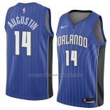 Maillot Orlando Magic D.j. Augustin #14 Icon 2018 Bleu