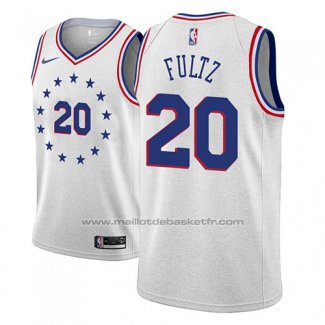 Maillot Philadelphia 76ers Markelle Fultz #20 Earned 2018-19 Gris