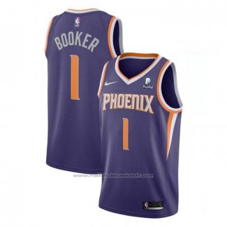 Maillot Phoenix Suns Devin Booker #1 Icon 2021 Volet