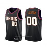 Maillot Phoenix Suns Personnalise Ville 2019-20 Noir