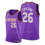 Maillot Phoenix Suns Ray Spalding #26 Ville Volet