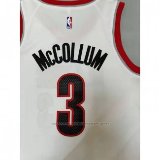 Maillot Portland Trail Blazers C.j. McCollum #3 2017-18 Noir