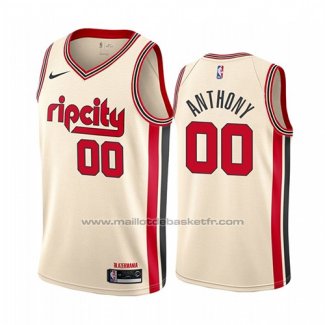 Maillot Portland Trail Blazers Carmelo Anthony #00 Ville 2019-20 Cream