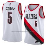 Maillot Portland Trail Blazers Seth Curry #5 Statement 2018 Blanc